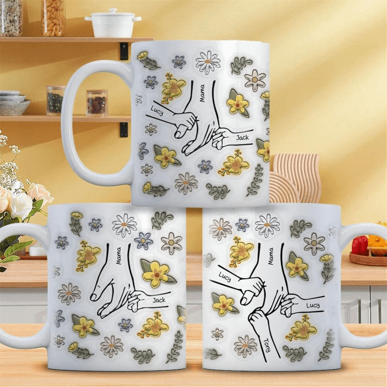 Personalized Mother's Day Coffee Mug – Custom Name Rita, 11 Oz Ceramic, White, Dishwasher Safe