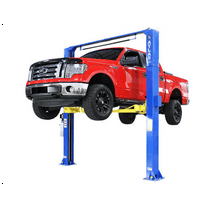 Atlas Automotive Equipment PRO-9D 2-Post Vehicle Lift, 12' Minimum Ceiling Height, 9,000lb Capacity, Clear Floor Design, Asymmetric/Symmetric Arms, Dual Direct Drive Cylinders, For DIY/Hobbyists