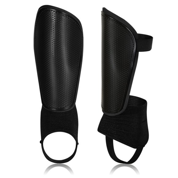 Professional Shin Guard Sleeves with Reinforced Ankle Support, Flexible Light Weight Shin Guards for Kids, Adults, Breathable Velvet Cloth EVA Cushion for Soccer, Softball, Baseball