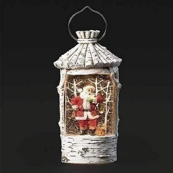 Roman Led Swirl Santa Birch Casing