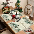thumbnail image 5 of Uutvery Christmas Polyester Linen Placemats with Heat Insulated Dirt Resistant for Christmas Party Kitchen Dining Room Decor, Holiday Home Decoration, 5 of 6