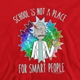 thumbnail image 2 of Rick and Morty School Unisex Adult Pull-Over Hoodie, Red, 2X-Large, 2 of 5