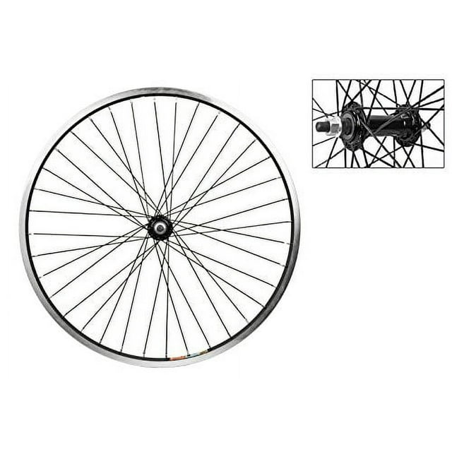 Wheel Master Roue avant de Bicyclette 24 x 1,75 36H, Alliage, à Boulonner, Noir