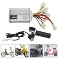 thumbnail image 1 of Loewten Brush Controller,E Bike Thumb Throttle Grip,36V1000W Brush E Bike Controller And Multifunction Thumb Throttle Grip Set With Lock Electric Quantity Display, 1 of 8