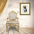thumbnail image 3 of Fab Funky 26x32 Gold Ornate Wood Framed with Double Matting Museum Art Print Titled - Boston Terrier And Crown, 3 of 4