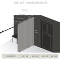 thumbnail image 4 of Premium Soft Touch Curtain Panel - 150" x 108" 1 Panel - Chocolate, 4 of 4