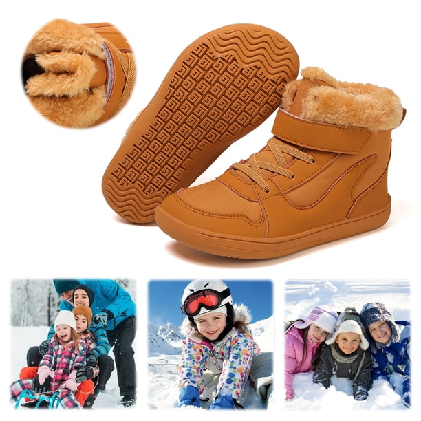 Botines Altos para Botas Nieve Ligeras Invierno Al Aire Libre