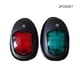 thumbnail image 4 of Lámparas de Señal para Barcos Toystoory 2 Piezas IP67 3W 12V-24V Accesorios de Luz Trasera Negro, 4 of 6