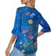 thumbnail image 4 of Camisas de Fiesta de Vacaciones para las Mujeres de Manga de 7 Pulgadas, Blusa de Algodón de Imitación Casual para Todas las Estaciones, 4 of 6