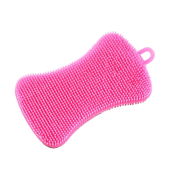 Esponja de silicona para lavar platos, esponja de cocina