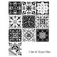 thumbnail image 1 of Azulejos de superficie mate con patrón Retro, 10 Uds., cubiertas de transferencia adhesivas para cocina, baño, mesas, suelo, calcomanías artísticas de pared resistentes Tan Jianjun unisex, 1 of 2
