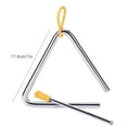 thumbnail image 2 of Musical Triangular Steel School Children  Band Percussion Instrument with Beater - 8 Inches, 2 of 9