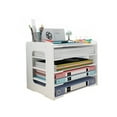 thumbnail image 1 of Versatile Desktop Storage, Multi-Layer Partition Paper Organizer For Desk, Special Material Plastic Board Desktop Organizer For Home Office School Classroom (5 Tiers), 1 of 6