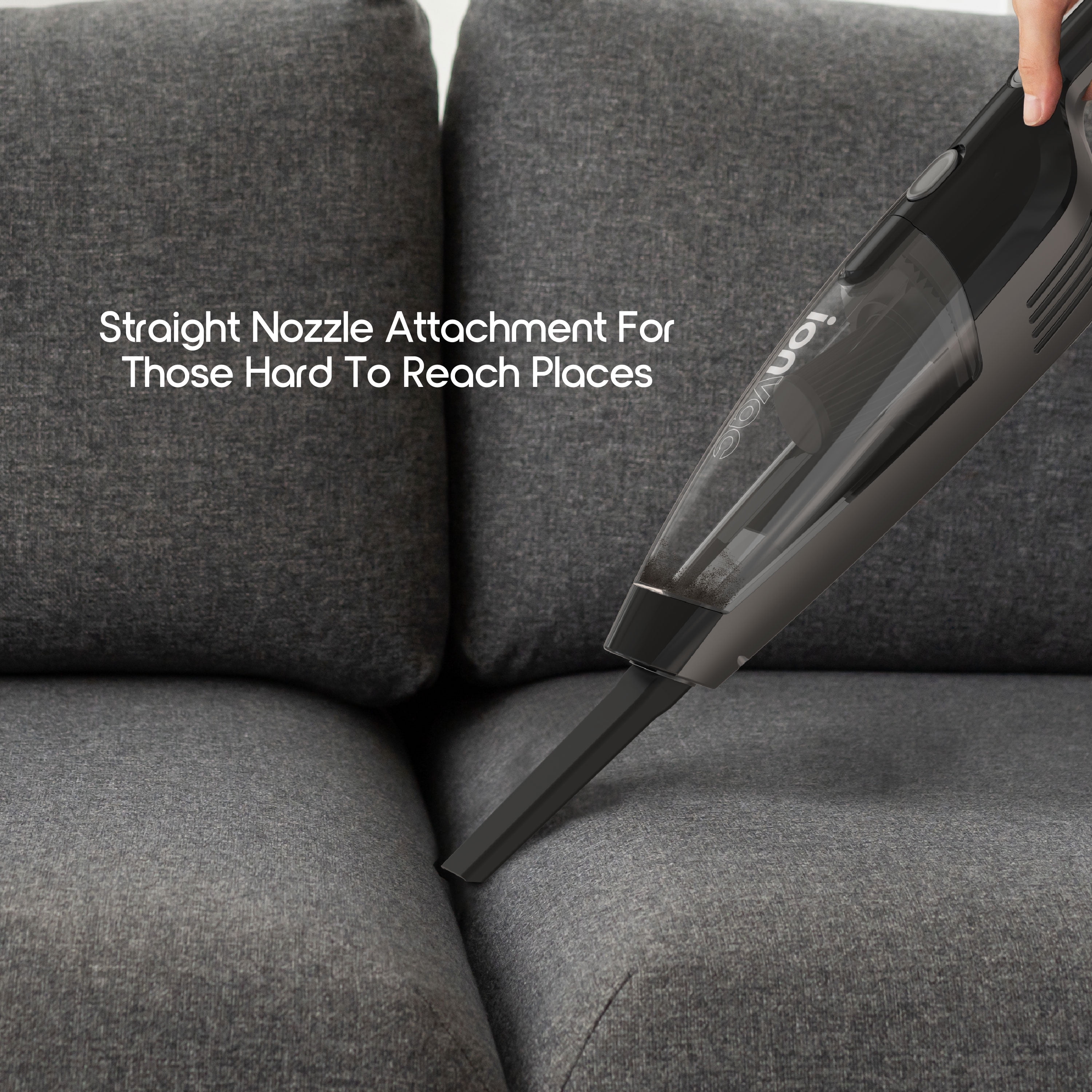 Ionvac Spree Corded Stick Vacuum, Multi-Surface 3-in-1 Upright/Handheld Vacuum Cleaner with Carpet Cleaner Brush and LED Lights, Model #8899