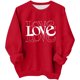 thumbnail image 4 of TaTaai Valentine's Day Oversized Sweatshirt, Christmas Holiday Pullover, Fleece Lined Long Sleeve Top for Youth, Cozy Photoshoot Casual Wear Gift, 4 of 8
