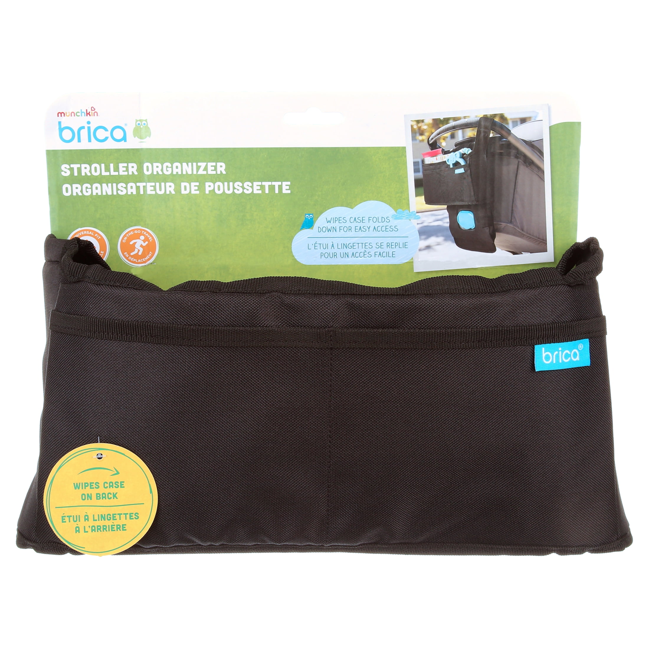Munchkin® Brica® Universal Baby and Infant Stroller Organizer, Black, Unisex