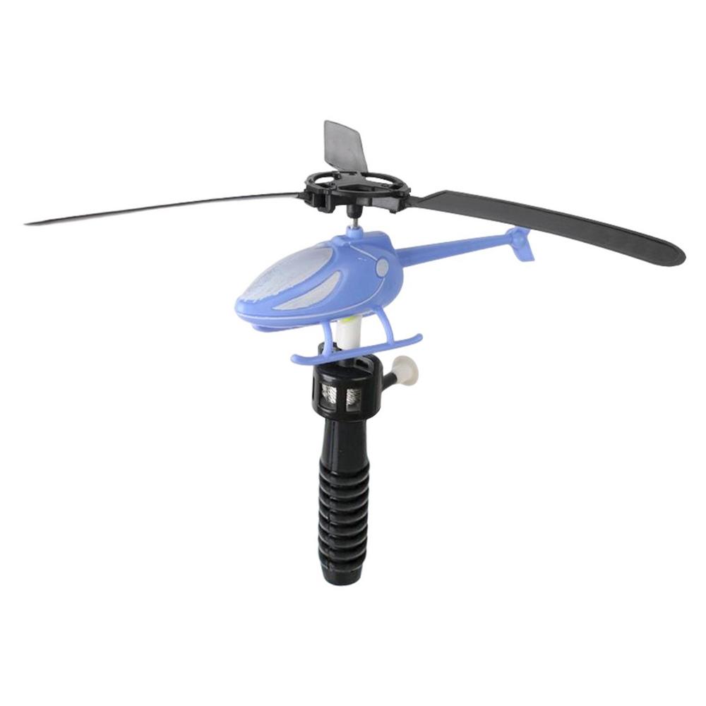Rip Cord Flying Helicopter Hand Pull String Flying Helicopter for