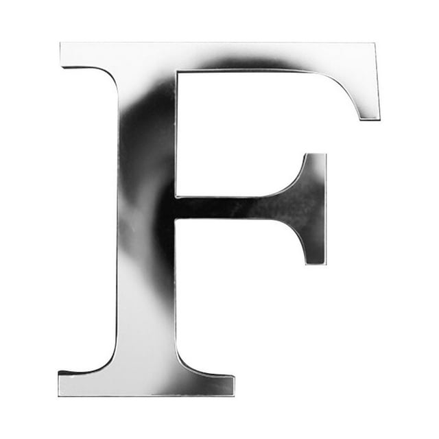 Advancent Pegatina de espejo con letras para pared de salón, calcomanía decorativa de espejo acrílico, decoración EVA Decoración del hogar F