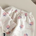 thumbnail image 3 of Gubotare Girls Pajamas Sets Two-Piece Pajama Set for Boys & Girls, Soft Toddler Pajamas for Kids, Family Matching PJs 5T 6T (Pink,5-6 Years), 3 of 4