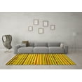 thumbnail image 3 of Ahgly Company Indoor Rectangle Oriental Yellow Modern Area Rugs, 8' x 10', 3 of 4