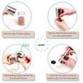 thumbnail image 3 of Salt and Pepper Grinders Refillable Set of 2 - Adjustable Sea Salt Grinder & Pepper Grinder, Pepper Mill & Salt Mill, Modern Kitchen Accessories, Refillable Condiment Bottles, 3 of 3