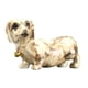 thumbnail image 4 of Estatua de perro de poliresina, figura decorativa de escritorio, figuras en miniatura de perro salchicha Amarillo, 4 of 9
