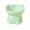 Green, variant on Elevated Ceramic Cat Food Bowl Large Capacity Pet Feeding Dish Neck Support Design Measuring 5.12x4.13 Inches (Green/2)