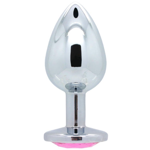 Pretty Jewel Butt Plug - Light Purple / Medium