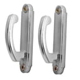 thumbnail image 2 of 2 piezas de cortina para cortinas, sujetadores para ventana, borlas, ganchos, soportes, perchas Plata, 2 of 9