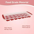 thumbnail image 2 of Ice Cube Tray, Candy, Chocolate Mold, Cat Ice Mold, Easy Release, BPA free, 2 Pack, Dishwasher Safe Red, 2 of 7