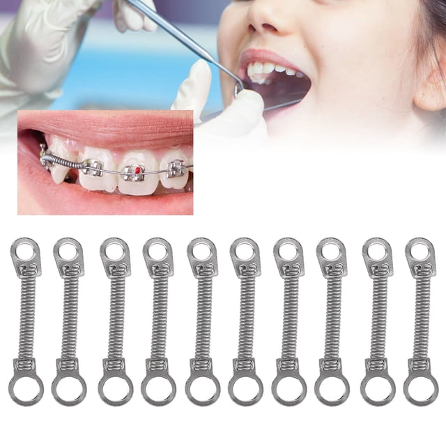 Resorte helicoidal dental NITI 10 piezas/bolsa Jadeshay