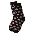 thumbnail image 3 of MeMoi Hedgehogs Bamboo Blend Crew Socks - Womens - Female, One Size, Grape Juice, 3 of 7