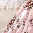 thumbnail image 6 of NAISIBABY Girls Floral Smock Dresses, Ruffles Sleeve Summer Casual Square Neck Party Birthday Princess Dress Pink Size 7, 6 of 7