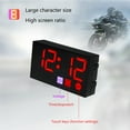 thumbnail image 6 of URTERYSER 12V Motorcycles Digital Clock Voltmeter Motorcycles Accessory Electronic Meter Waterproof Color 1, 6 of 9