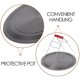 thumbnail image 4 of Placa difusora de calor de 20 cm, placa de conducción de calor para estufa de gas, placa de anillo antiadherente para cocina de gas., 4 of 8