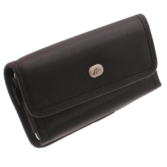 Rugged Case Belt Clip for Samsung Galaxy S24 Plus - Holster Canvas Cover Pouch Carry