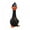 1pc-black, variant on JUNWELL 3 Packs Latex Rubber Chicken Duck Squeaky Dog Toys Interactive Funny and Non-Toxic Fetch Play Reduce Anxiety Small Medium Dogs