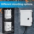 thumbnail image 3 of Outdoor Electrical Box, Cold-Rolled  Plate,  Alloy  Beam, One- Ventilation Design, IP65 , Wall/Pole Mounted (17.8" x 13.9" "), 3 of 7