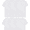 White Coolzone, variant on Tall Men's Crew Undershirts, 3-Pack
