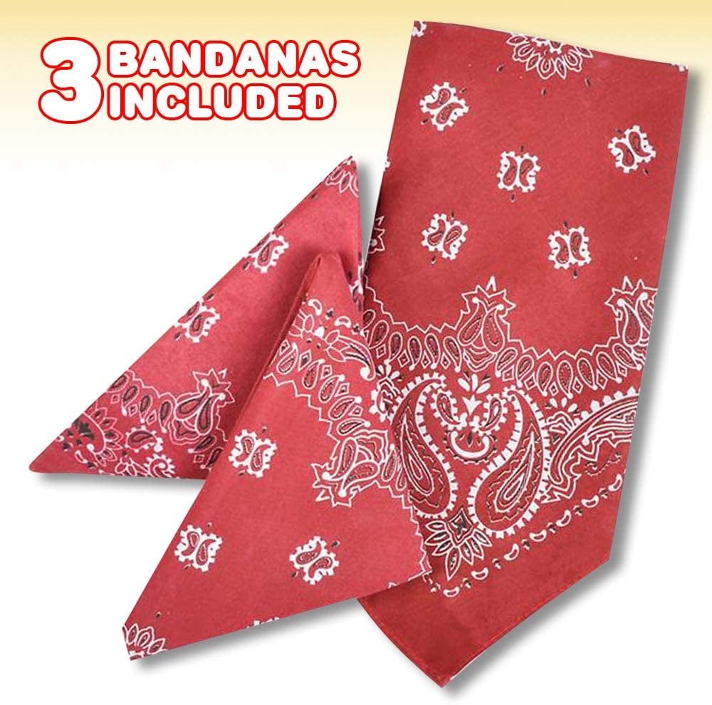 Red Bandana Print Napkin Set of 4