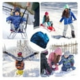 thumbnail image 7 of Rateoe Blue Fire Wolf Kids Beanie Warm Knit Beanie Hats Boys Girls Winter Hat Soft Slouchy Hats for Kids, 7 of 7