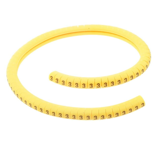 Número De Marcador De Número De Cable De Cable De Alimentación De Suave De 100 Piezas Soledad Marcadores de Cable