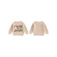 thumbnail image 2 of Gupgi Christmas Baby Sweaters Infant Kids Letter Light String Embroidery Long Sleeve Crew Neck Knit Pullovers 0-3 Years, 2 of 9