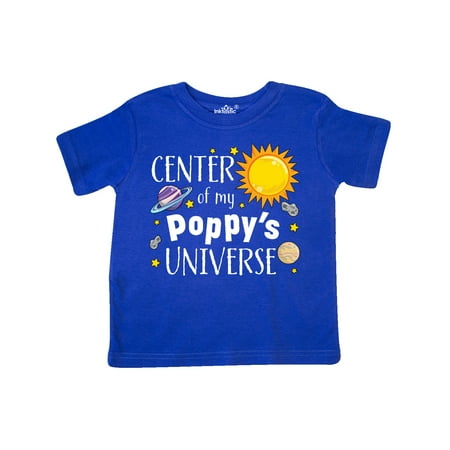 

Inktastic Center of my Poppy s Universe Gift Toddler Boy or Toddler Girl T-Shirt