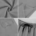 thumbnail image 6 of Dresfit Mens Cargo Shorts Baggy Long Shorts Summer 2026 Multi Pockets Drawstring Work Short Pants Stretch Big and Tall Solid Fishing Bermuda Shorts 3XL, 6 of 9