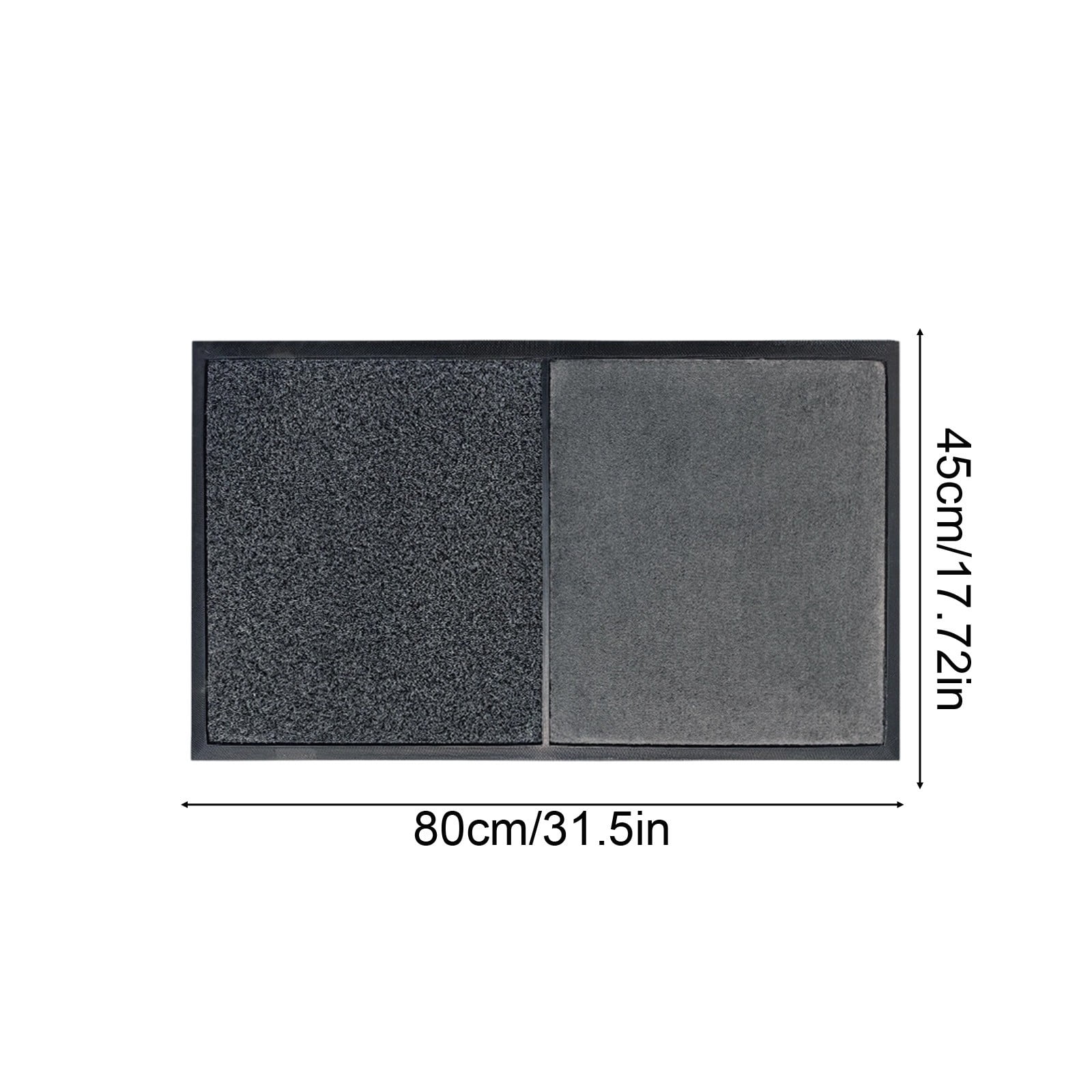 2 in 1 Disinfecting Sanitizing Floor Entrance Doormats, Wet Dry Shoe Mat, Disinfection Entry Rug Shoe Sanitizer, Indoor Outdoor Rug, Shoe Sole Cleaning Mat