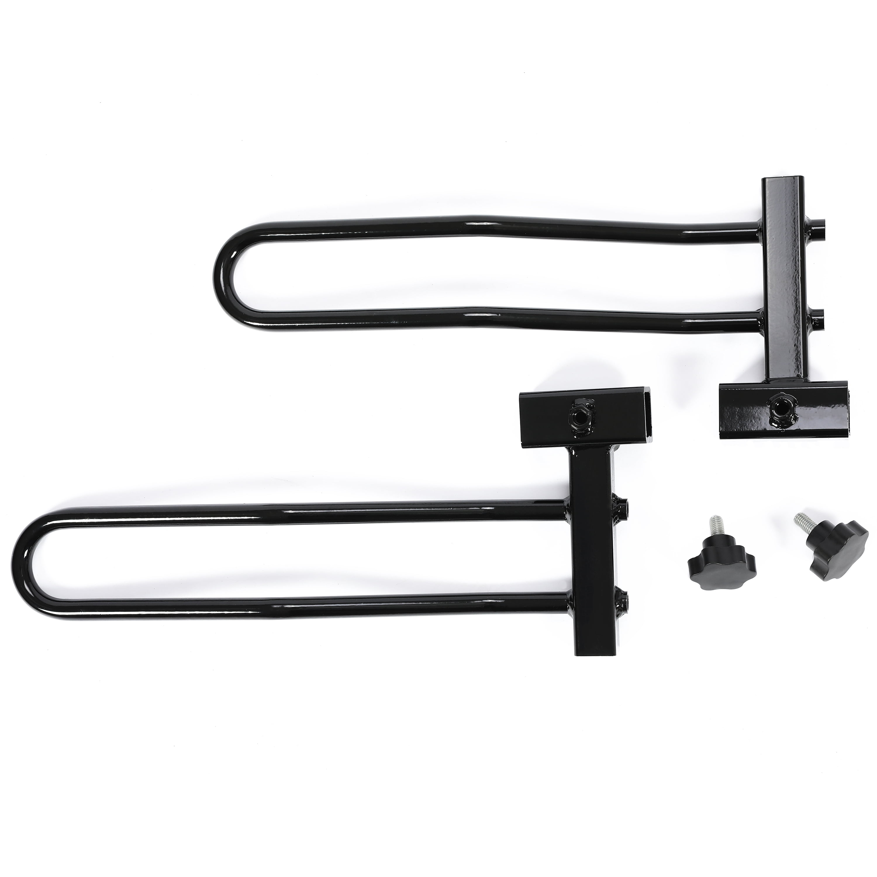 Kojem Universal Electric Bike Carrier Rack Hitch Rear Mounted Bicycle Platform Style for Trucks SUVs Fits Up to 80lbs Capacity - Max 3.25 In. Tire Carrier Rack