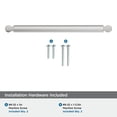 thumbnail image 4 of Amerock Ballard 7-9/16 inch (192mm) Center-to-Center Polished Chrome Cabinet Pull, 4 of 6