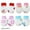 set3, variant on TELOLY 16Pcs Baby Mittens,Cold Protection Baby Mittens Newborn,Cute Appearance Newborn Mittens No Scratch,Style1
