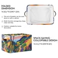 thumbnail image 2 of Yayeee 2 Pack Canvas Storage Basket with Handles for Shelves Fabric Bins Closet Organizer, Art Path, 2 of 8